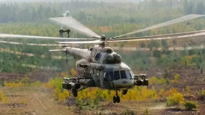 В Чечне разбился вертолет с силовиками на борту