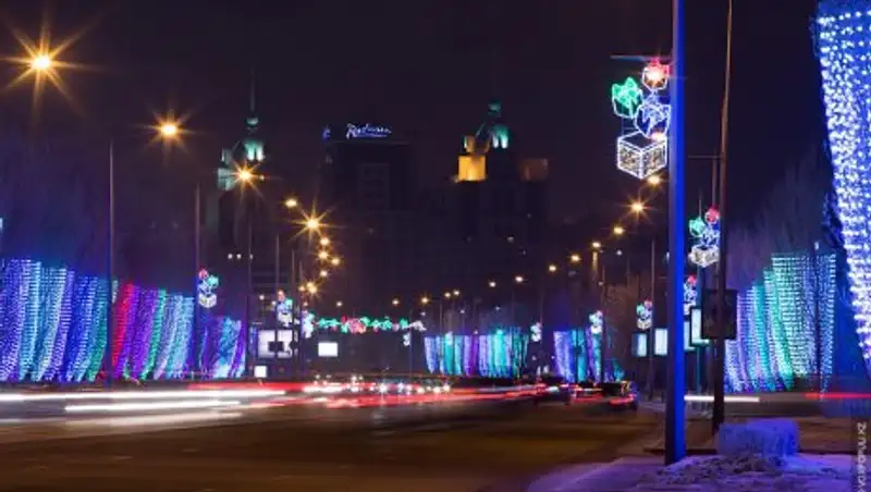 Сколько потратят на новогоднее украшение Алматы