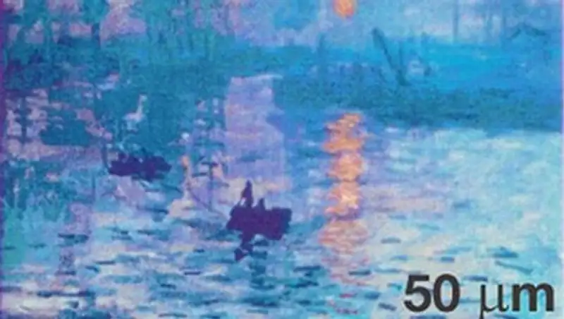 Нанокопия шедевра Моне оказалась самой маленькой картиной в мире