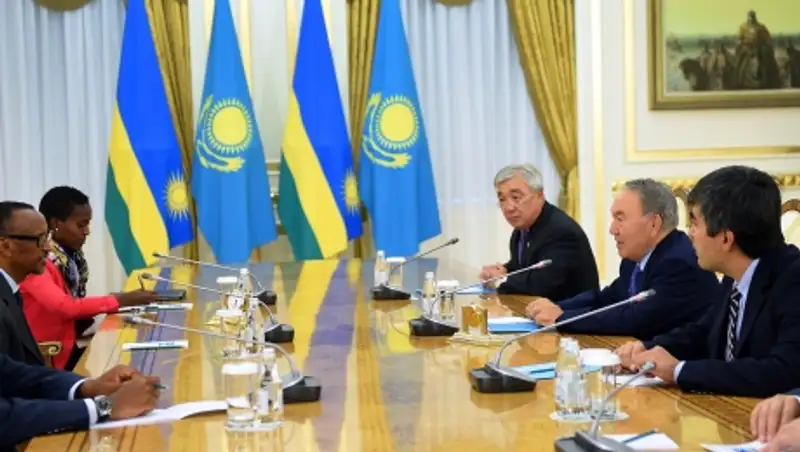 Нурсултан Назарбаев встретился с президентом Республики Руанда Полем Кагаме