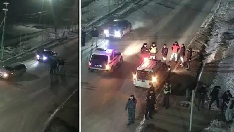 В Кокшетау трое пьяных мужчин избили водителя за обгон