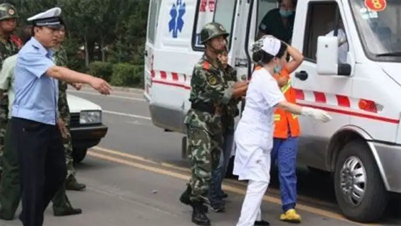 В Китае взорвалась кукурузная фабрика