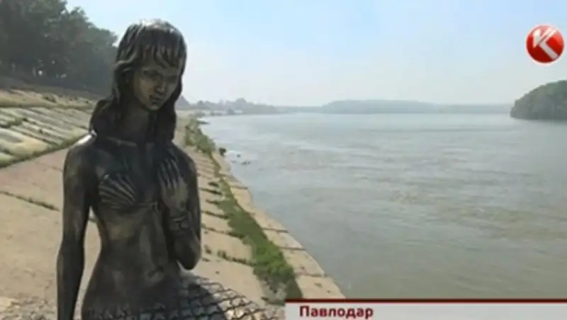 Набережная Павлодара лишилась своей Русалочки окончательно