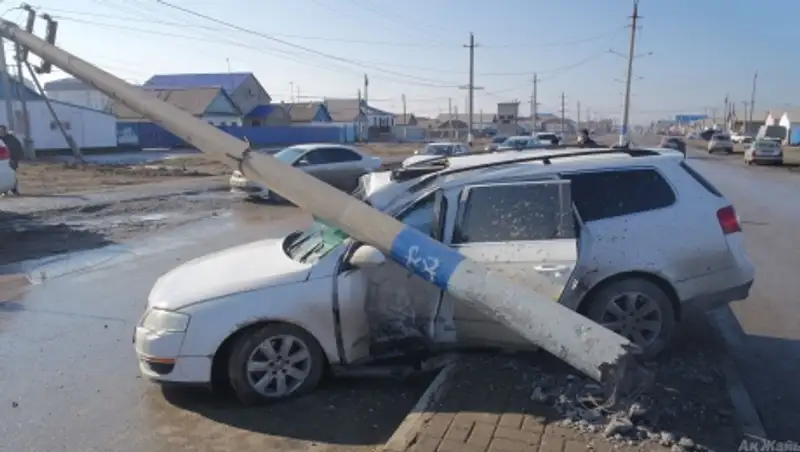 ДТП в Атырау обесточило несколько улиц города