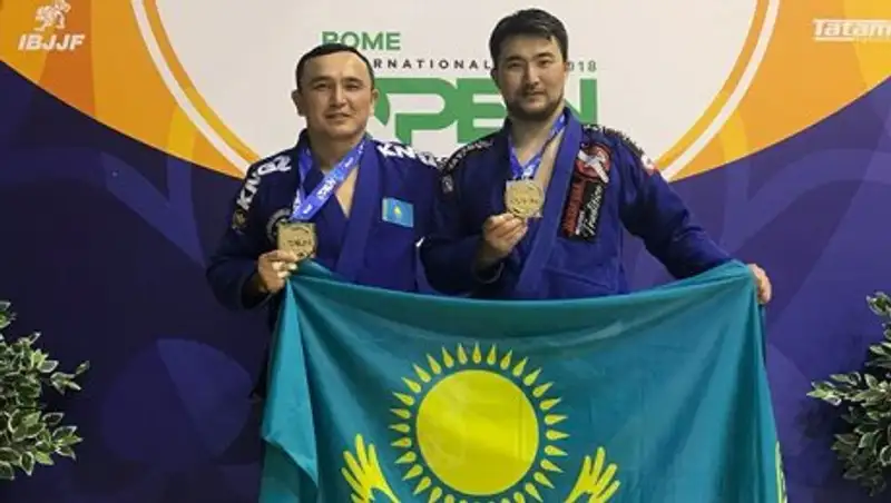 Казахстанцы завоевали чемпионские титулы по джиу-джитсу в Италии