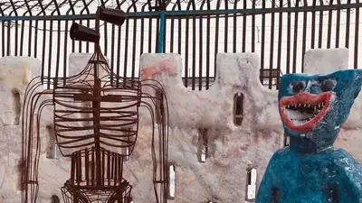 снег, конкурс, осужденные, фото - Новости Zakon.kz от 26.12.2022 20:49