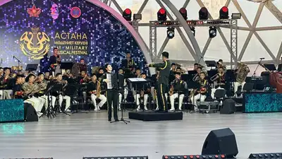 Казахстан, Минобороны РК, военные оркестры  , фото - Новости Zakon.kz от 07.07.2023 12:39