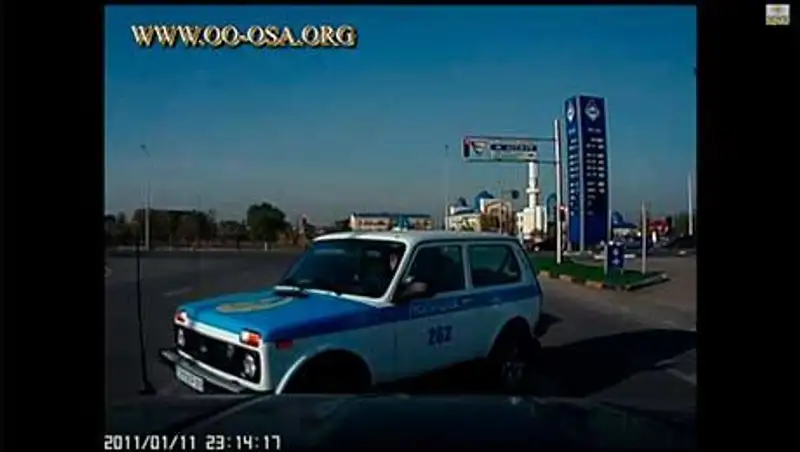 ДВД Карагандинской обл жестко отреагировало на нарушение ПДД, совершенное их сотрудником