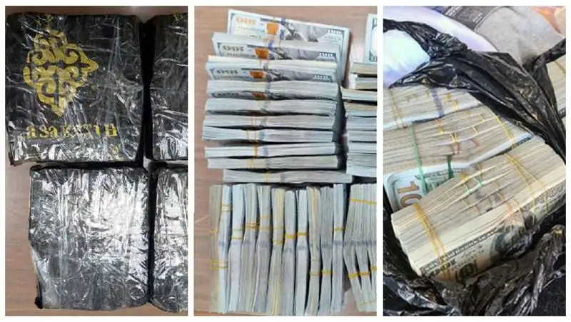 Более 8 млн долларов пытались вывезти из Казахстана с начала года