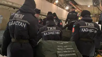 В МЧС поделились фотографиями спасателей, вернувшихся с поисково-спасательных работ в Турции, фото - Новости Zakon.kz от 19.02.2023 17:06