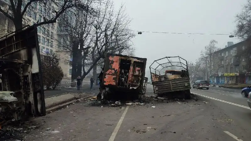В Талдыкоргане полиция ищет очевидцев убийства нацгвардейца во время беспорядков