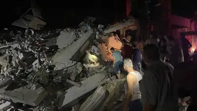Десятки людей оказались под завалами церкви в секторе Газа после попадания в нее израильской ракеты, фото - Новости Zakon.kz от 20.10.2023 04:59