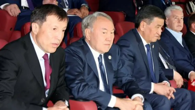 Назарбаев присутствовал на церемонии открытия чемпионата мира по футболу 2018 года