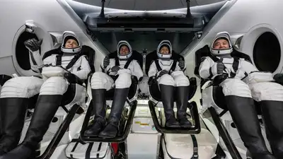 Четыре космонавта приземлились у побережья Флориды, завершив 5-месячную миссию, фото - Новости Zakon.kz от 12.03.2023 11:27
