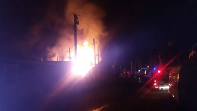 Банный комплекс горел в Алматы