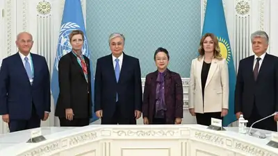 Касым-Жомарт Токаев принял делегацию ООН, фото - Новости Zakon.kz от 09.06.2023 11:46
