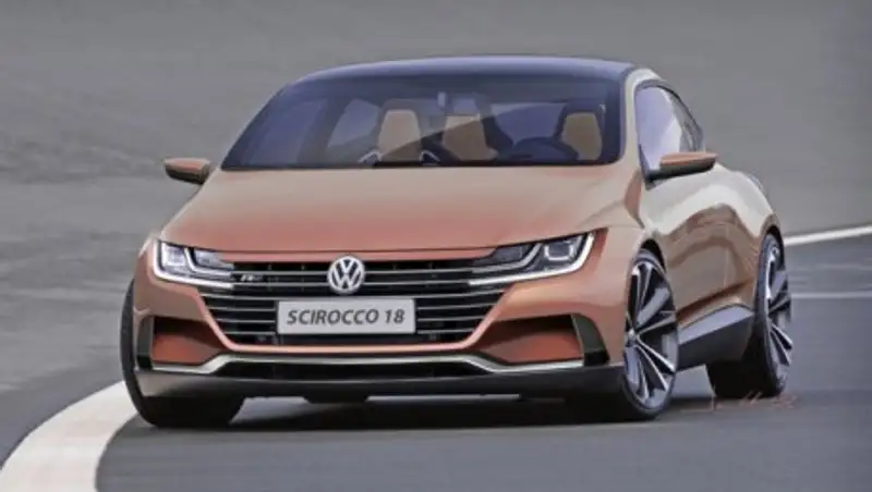 Новый Volkswagen Scirocco: первые изображения