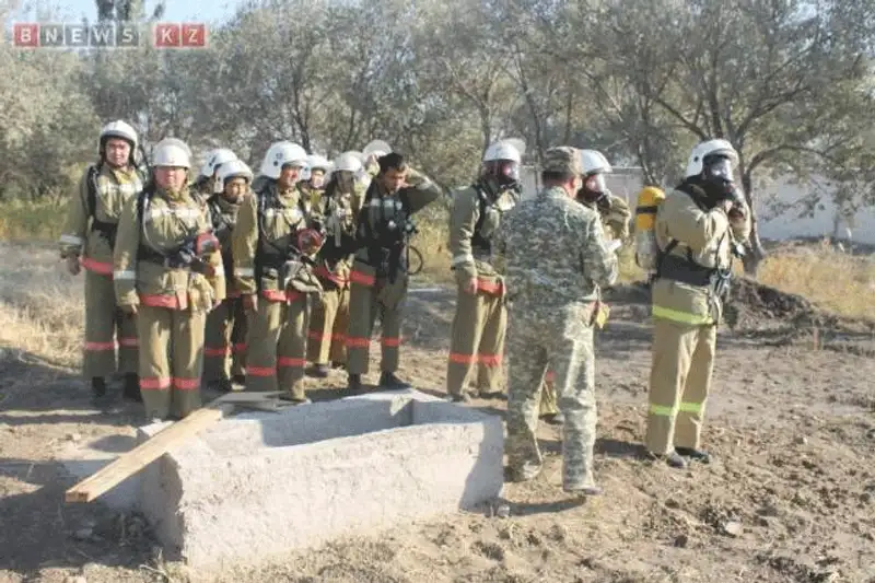В Кызылорде у пожарных появилась площадка для экстремальных тренировок (фото), фото - Новости Zakon.kz от 26.10.2013 22:46