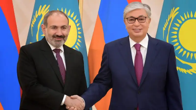 Пашинян уверен в дальнейшем расширении казахстанско-армянского взаимодействия