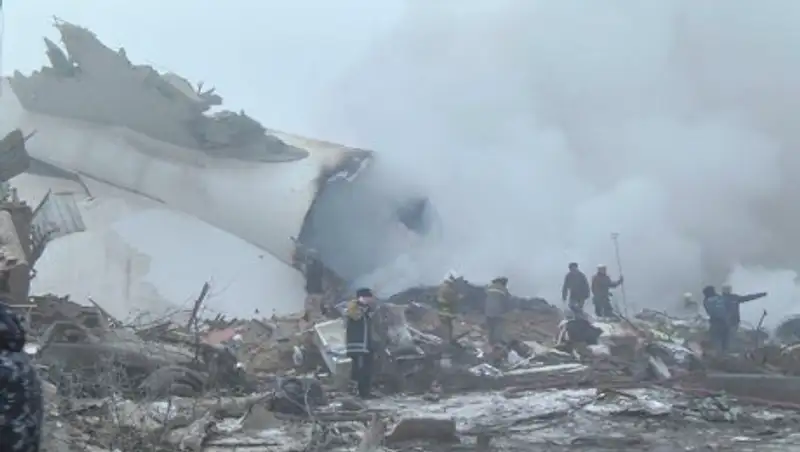 Крушение Boeing под Бишкеком: на борту был груз казахстанской компании