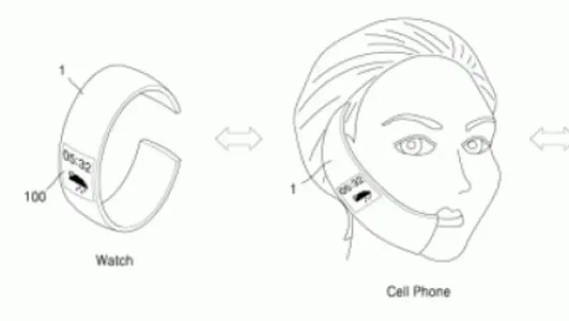 Samsung запатентует растягивающийся дисплей