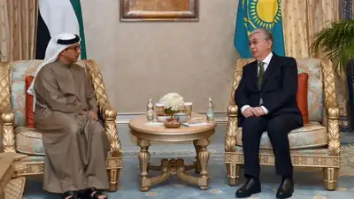 Токаев встретился с зампремьера ОАЭ, фото - Новости Zakon.kz от 17.01.2023 23:32