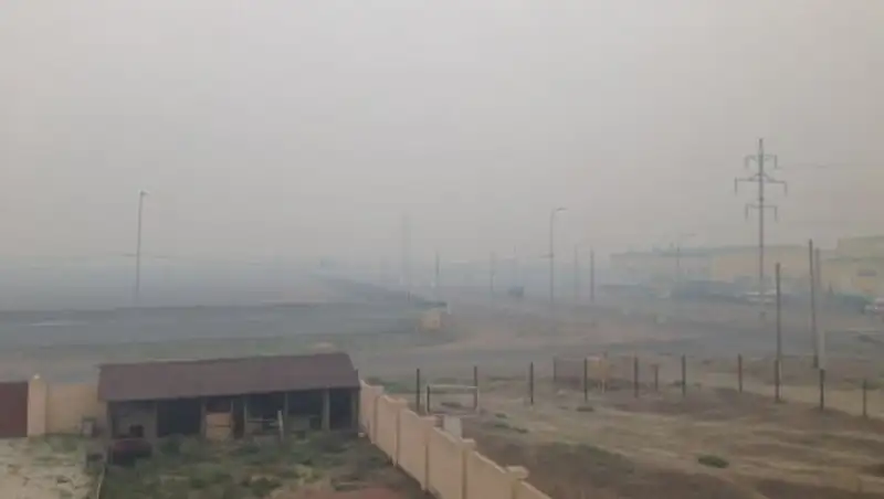 В Атырау горел резерват «Акжайык»