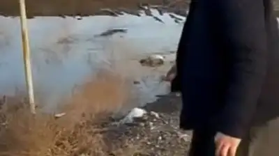 Жители села Шенгельды своими силами справились с большой водой, фото - Новости Zakon.kz от 25.02.2023 07:10
