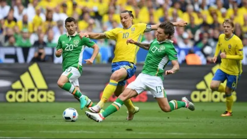 Сборные Ирландии и Швеции сыграли вничью