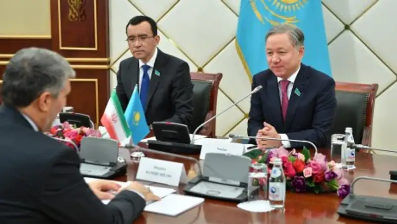 Н.Нигматулин принял посла Ирана в Казахстане