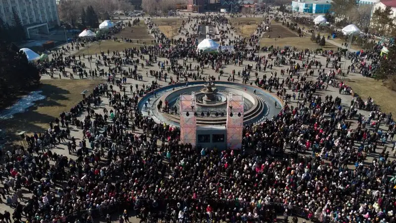 Наурыз на высшем уровне отметили в области Абай