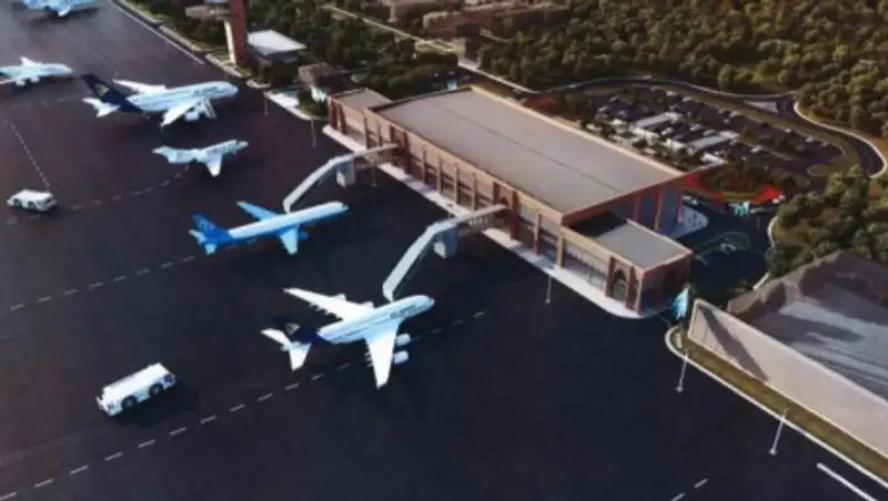 В Туркестане ведется активное строительство международного аэропорта