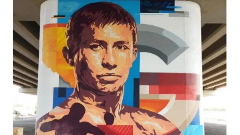 Мурал с изображением Головкина появился в Нур-Султане