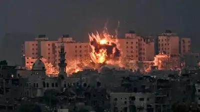 бомбардировка сектора Газа