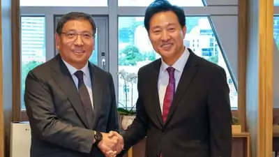 Ерболат Досаев, О Се Хун, фото - Новости Zakon.kz от 27.09.2023 18:10