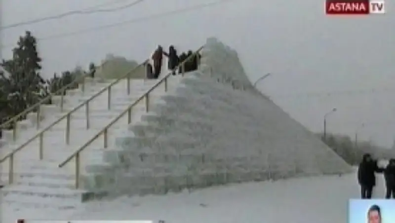 В Костанае 20 детей пострадали при спуске с центральной горки