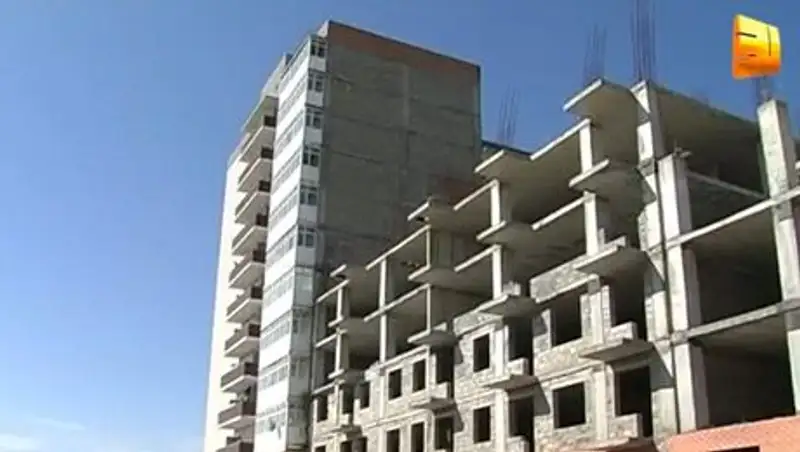 В Караганды микрорайон "Шапагат", возводимый на месте "Бесобы", не успевают сдать в срок