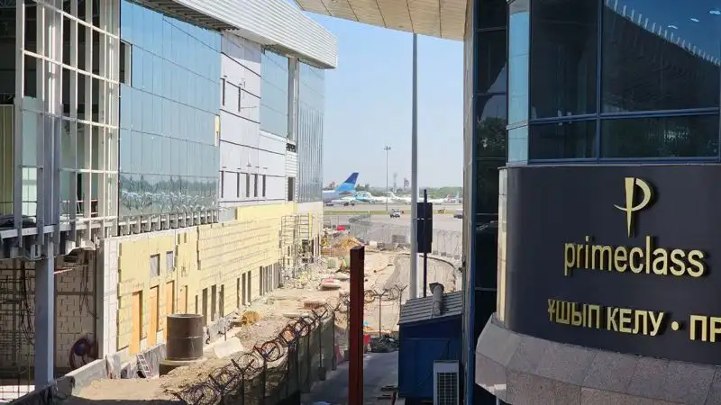 аэропорт Алматы, стройка, фото - Новости Zakon.kz от 23.08.2023 16:11