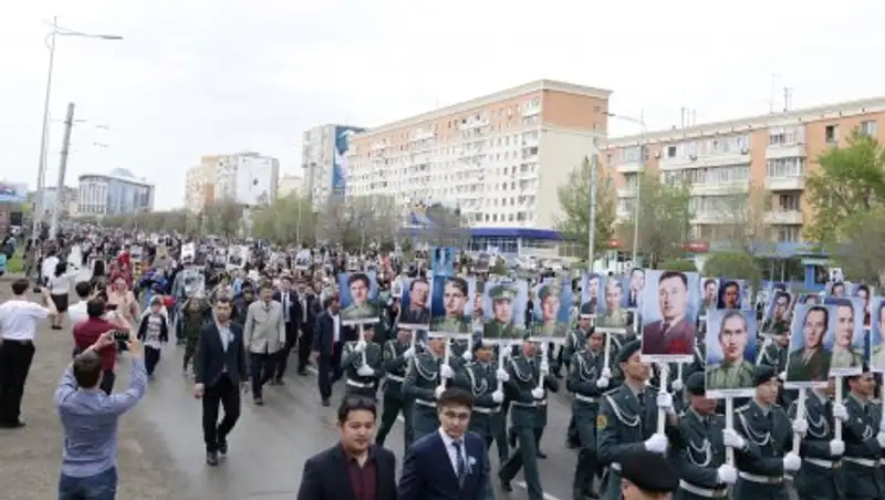 В Актюбинской области празднуют 72-ю годовщину Великой Победы