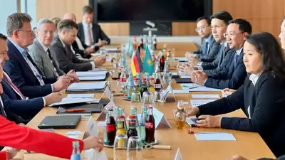 Холдинг "Байтерек" продолжает развивать сотрудничество с германским бизнесом, фото - Новости Zakon.kz от 28.09.2023 11:10