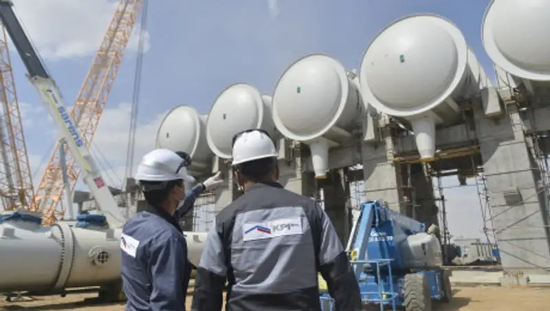 Строительство завода по производству полипропилена в Атырауской области завершается