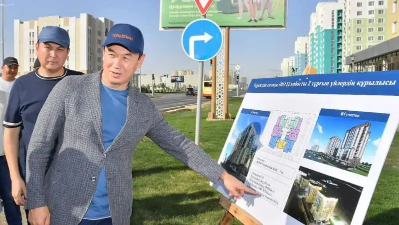 Дархан Сатыбалды: Темпы строительства в Туркестане не снизятся