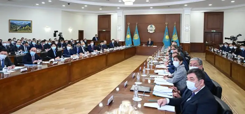 Расширенное заседание правительства под председательством Токаева – текстовая трансляция