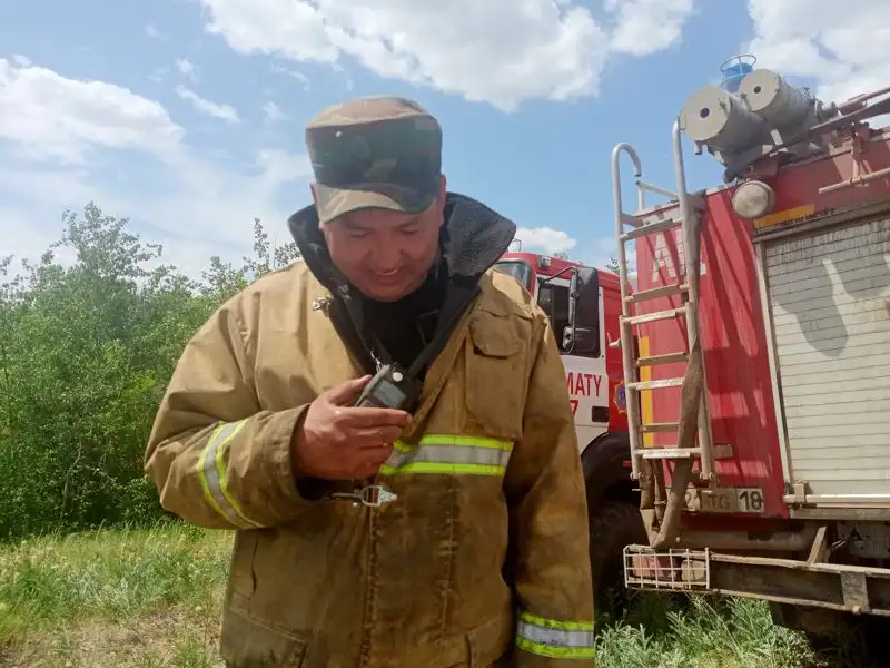 пожарный , фото - Новости Zakon.kz от 19.06.2023 11:09