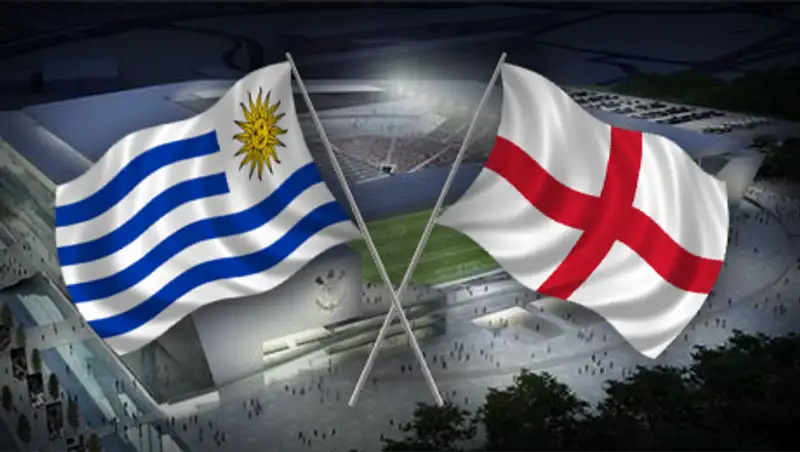 Онлайн текстовая трансляция матча Уругвай - Англия