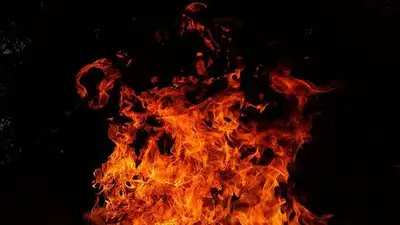 огонь, фото - Новости Zakon.kz от 25.04.2023 18:25