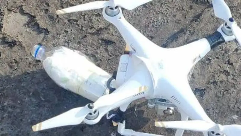 Дрон со смартфонами перехватили у колонии в Жамбылской области
