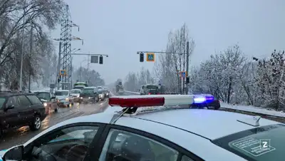 полицейская машина , фото - Новости Zakon.kz от 03.02.2022 12:19