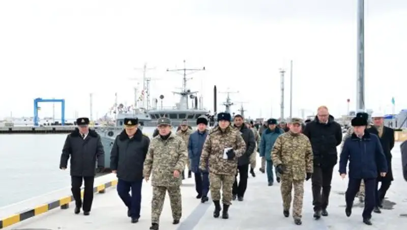 &#1178;Р &#1178;ор&#1171;аныс министрі А&#1179;тауда&#1171;ы ал&#1171;аш&#1179;ы &#1241;скери пирсті ашты