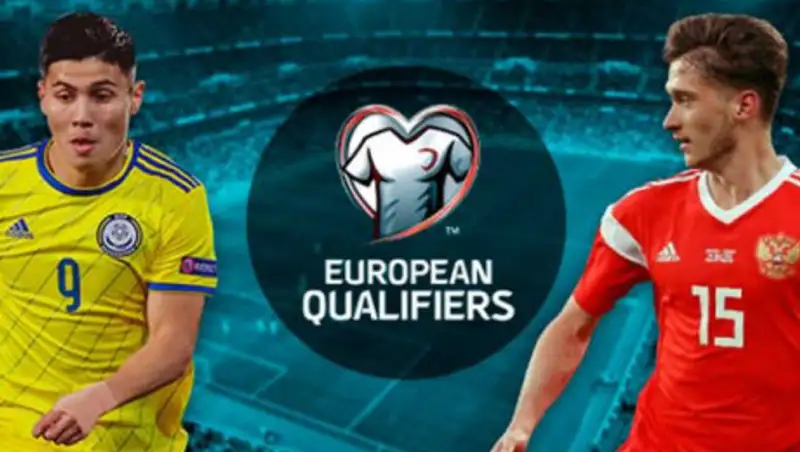 Футбол Казахстан – Россия. Россияне ведут 2:0 после первого тайма